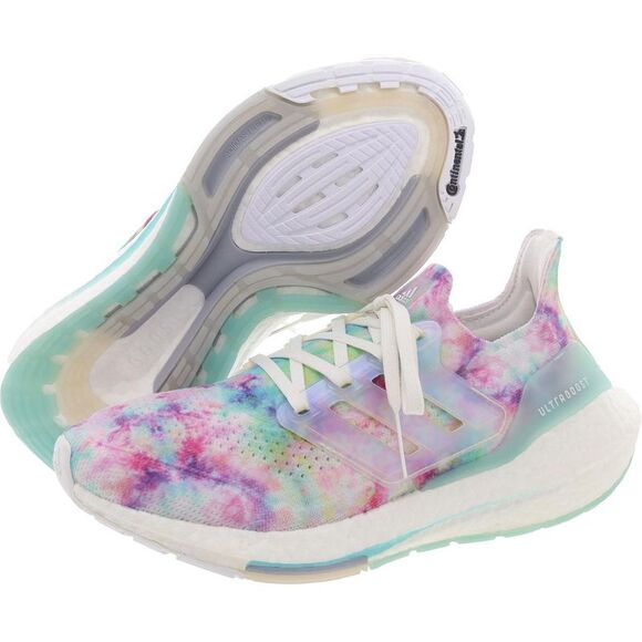 Adidas Womens ULTRABOOST 21 White Trainer Running & Training Shoes Shoes NWT - Picture 2 of 3